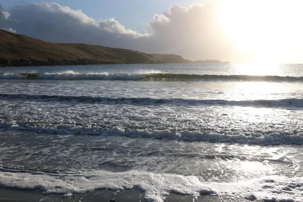 Waves on the Sand beach