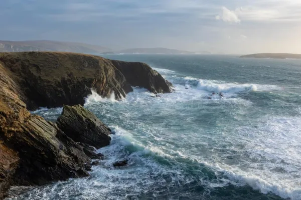 Stormy seas at Houss Ness